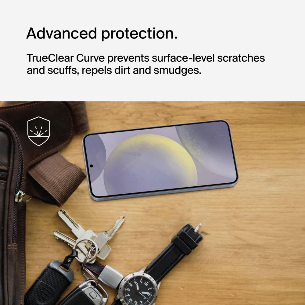 Belkin TrueClear Curve Blue Light Filter Screen Protector for Samsung Galaxy S24+ - Samsung S24+ - Image 2