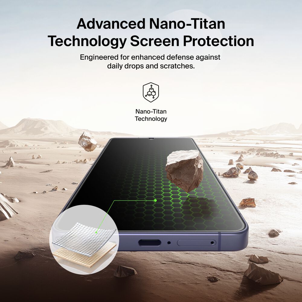 Belkin Titan SmartShield Privacy Filter Screen Protector for Samsung Galaxy S26 Ultra - Image 5