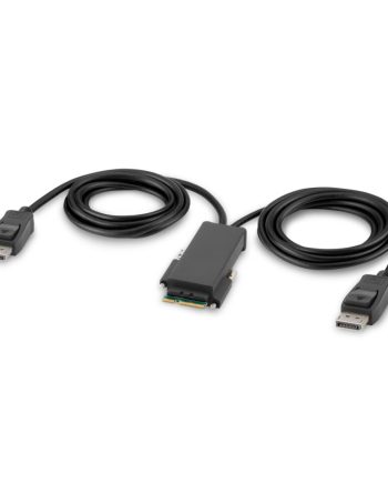 Belkin Modular DP Dual-Head Console Cable 3 ft. - Black, 3.0 feet