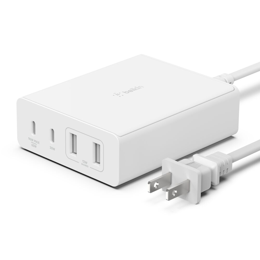 Belkin 4-Port GaN Charger 108W - White, dq variant