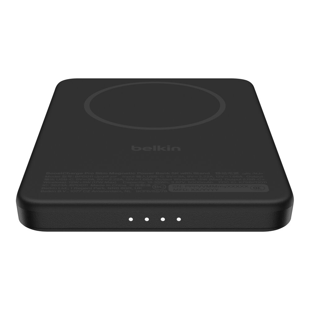 Belkin Slim Magnetic Power Bank 5K with Qi2 - Image 12