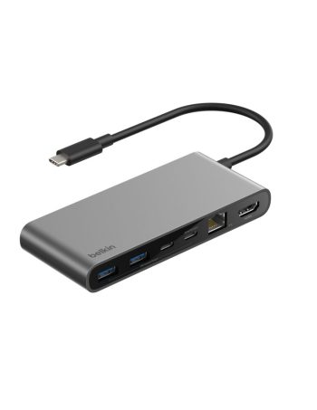 Belkin 8-Port USB-C Hub with 2.5Gb Ethernet - Space Gray