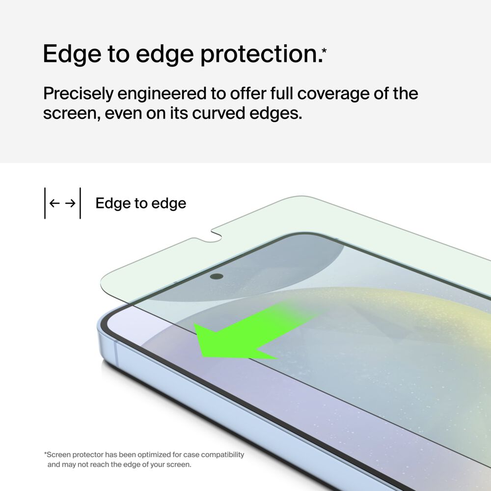 Belkin TrueClear Curve Blue Light Filter Screen Protector for Samsung Galaxy S24+ - Samsung S24+ - Image 4