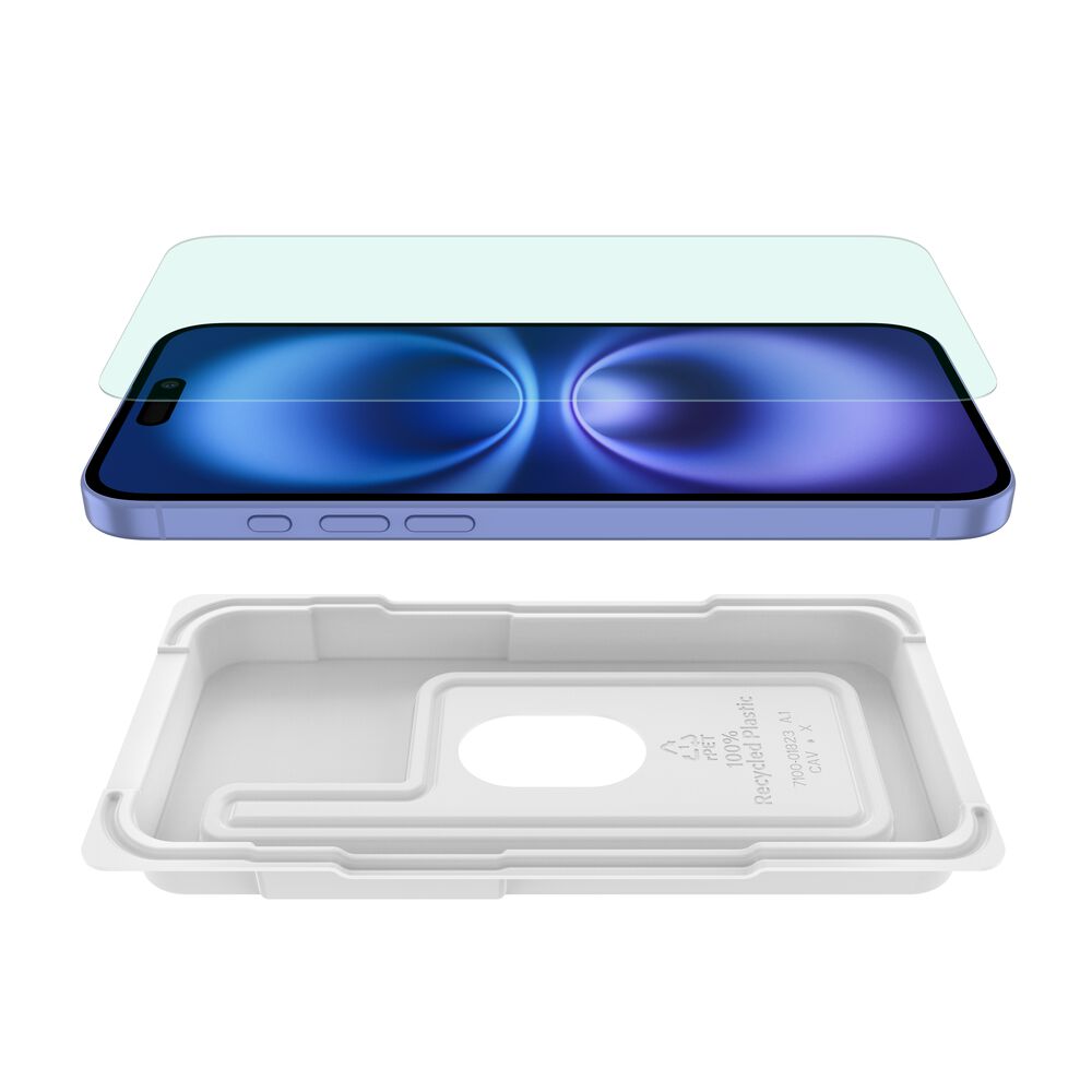 Belkin InvisiGlass Blue Light Filter Screen Protector for iPhone 16 Plus/15 Plus/14 Pro Max - iPhone 16 Plus / iPhone 15 Plus / iPhone 14 Pro Max - Image 7