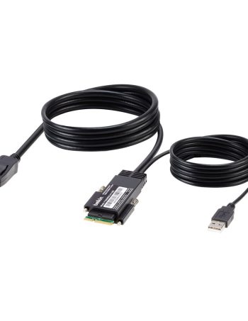 Belkin Dual DP++ (MST) Host Cable to Modular KVM Host Port 6 Feet - Black