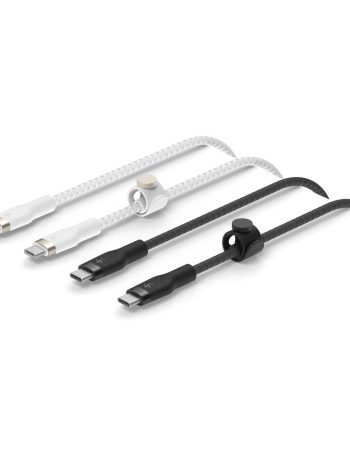 Belkin USB-C to USB-C Cable 60W - Black/White, 3.3 ft, 2 pack