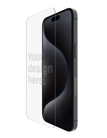 Belkin Personalized Glass Screen Protector - iPhone 16 Plus/15 Plus/15 Pro Max, Clear