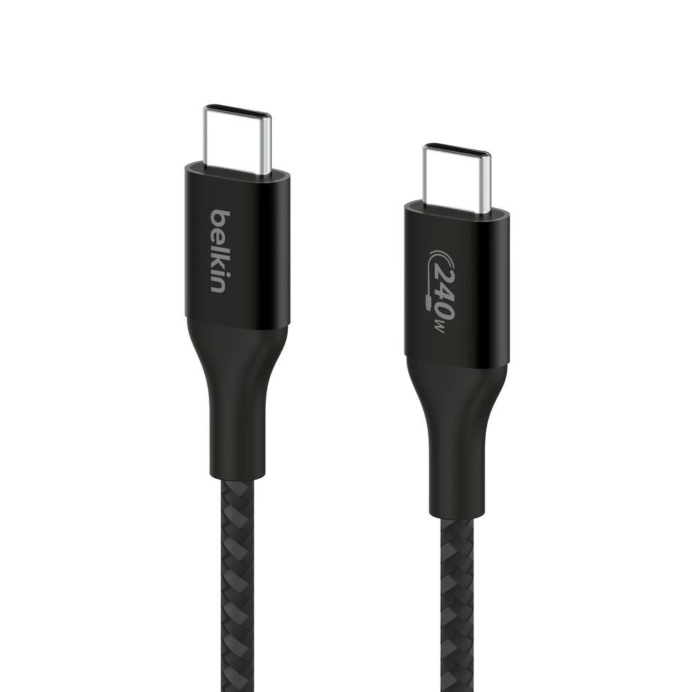Belkin USB-C to USB-C Cable 240W - Black, 3.3 ft - Image 3