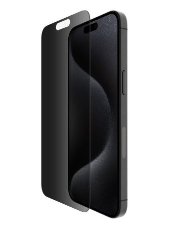 Belkin TemperedGlass Privacy Treated Screen Protector for iPhone 15 Pro Max