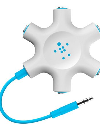 Belkin 5-Jack 3.5 mm Audio Headphone Splitter - Black