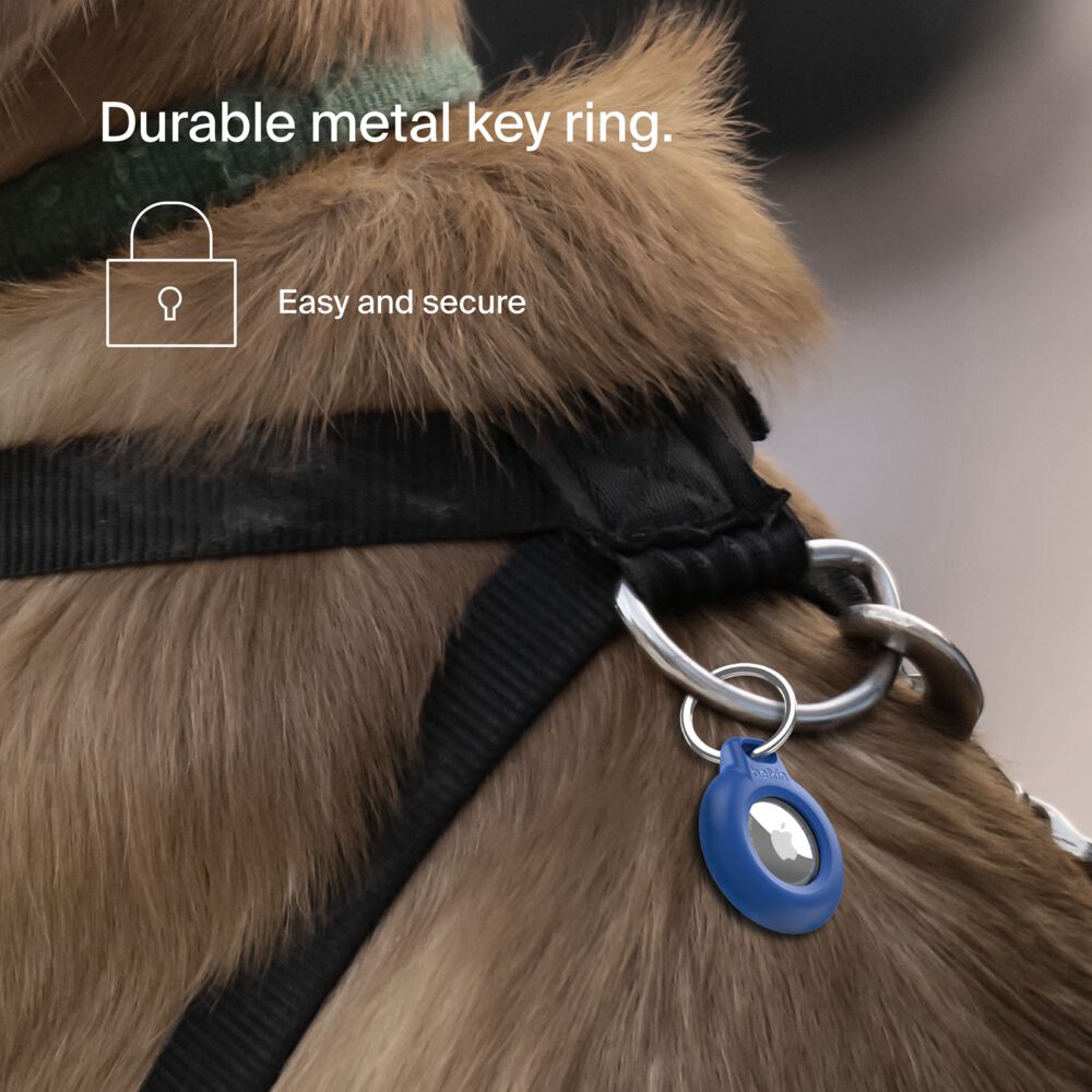 Belkin Waterproof Secure Holder with Key Ring for AirTag - 1 Pack, Blue - Image 8