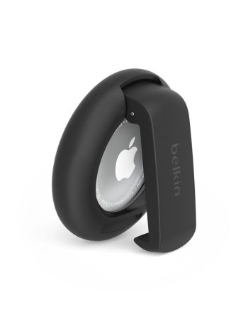 Belkin Secure Holder with Clip for AirTag - Black