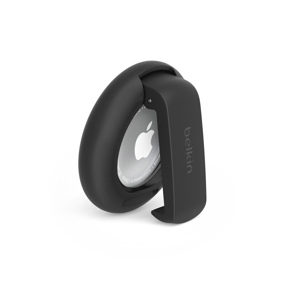 Belkin Secure Holder with Clip for AirTag - Black