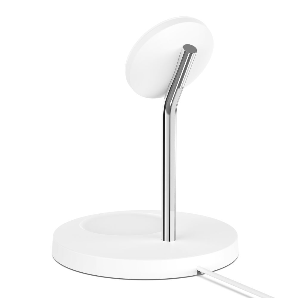 Belkin 2-in-1 Wireless Charger Stand with Official MagSafe Charging 15W (Certified Refurbished) - White - Image 4