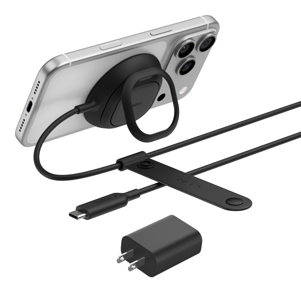 Belkin Magnetic Charger with Qi2 25W - Square Form, Black, Power Supply Included - Image 2