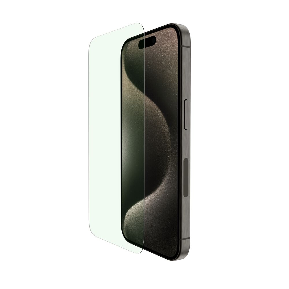 Belkin UltraGlass 2 Blue Light Filter Screen Protector for iPhone 15 Pro