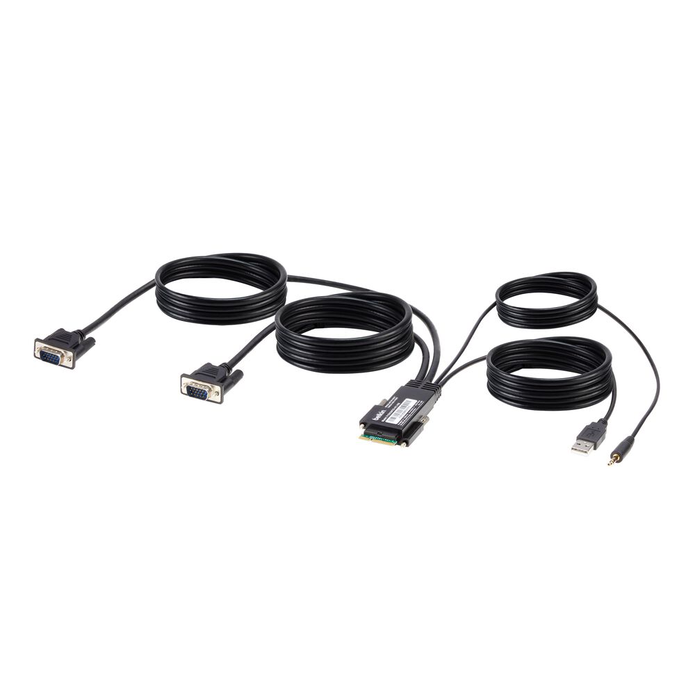 Belkin Modular VGA Dual-Head Host Cable 6 ft. - Black