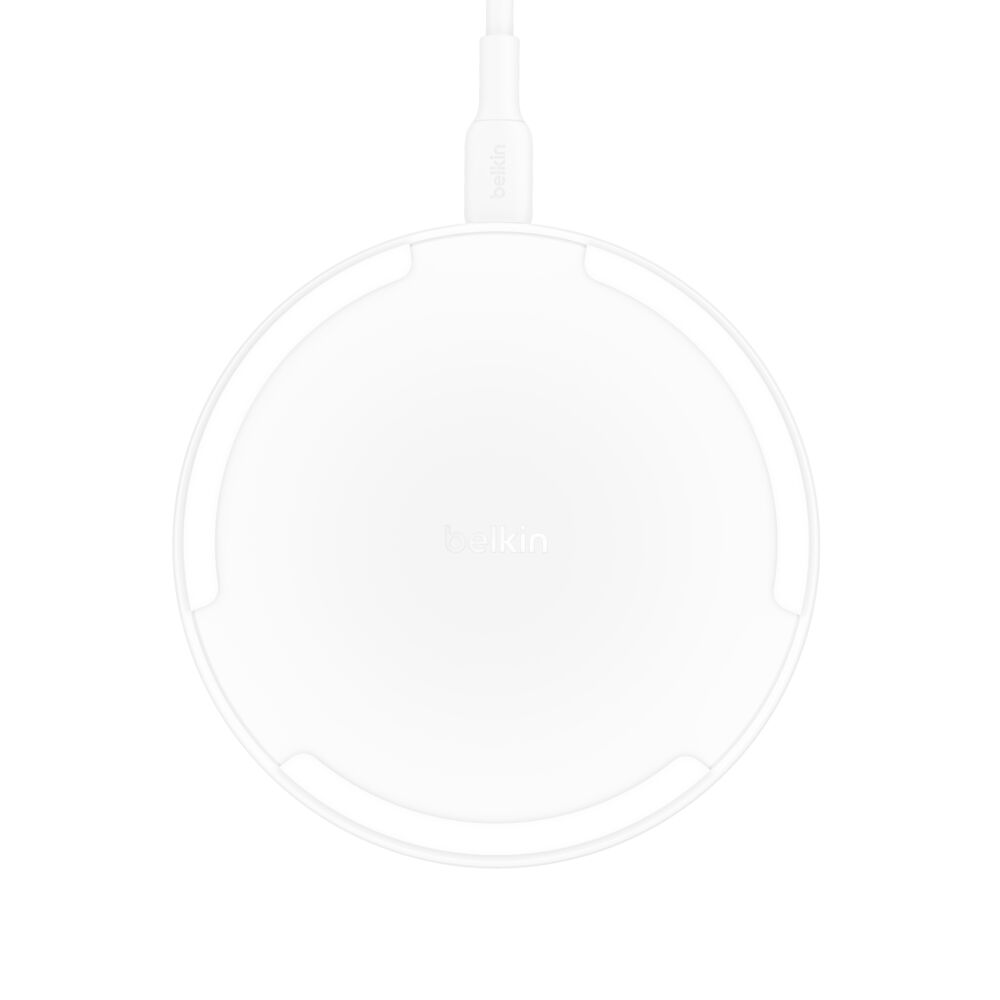 Belkin Wireless Charging Pad 15W - White, Power Supply Included, 1 Pack - Image 12