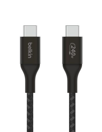 Belkin USB-C to USB-C Cable 240W - Black, 3.3 ft