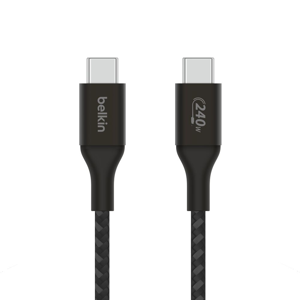 Belkin USB-C to USB-C Cable 240W - Black, 3.3 ft