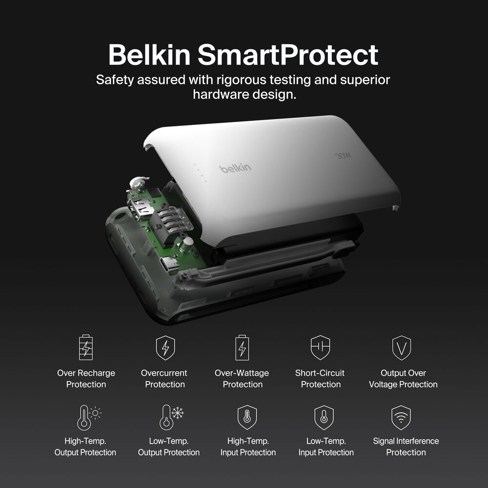 Belkin Power Bank 20K with Integrated Cable - Image 6