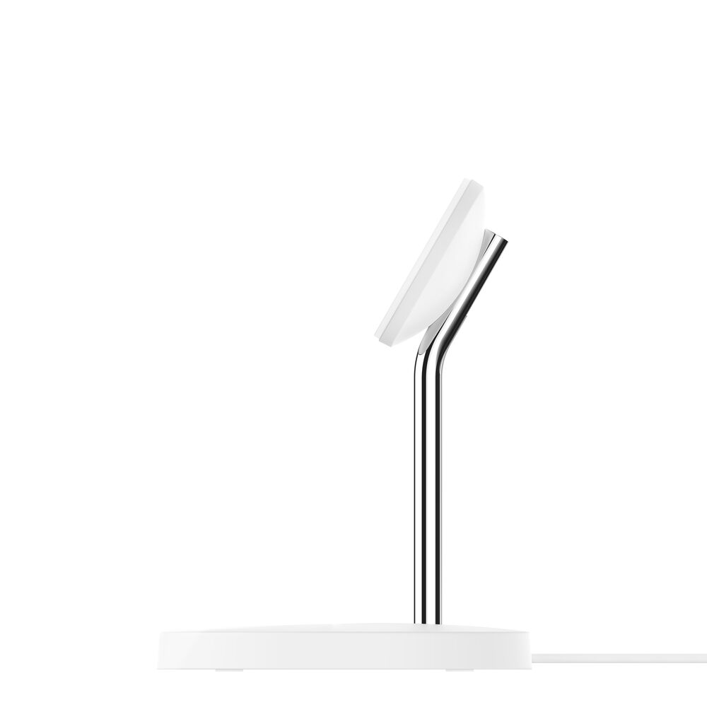 Belkin 2-in-1 Wireless Charger Stand with Official MagSafe Charging 15W (Certified Refurbished) - White - Image 3