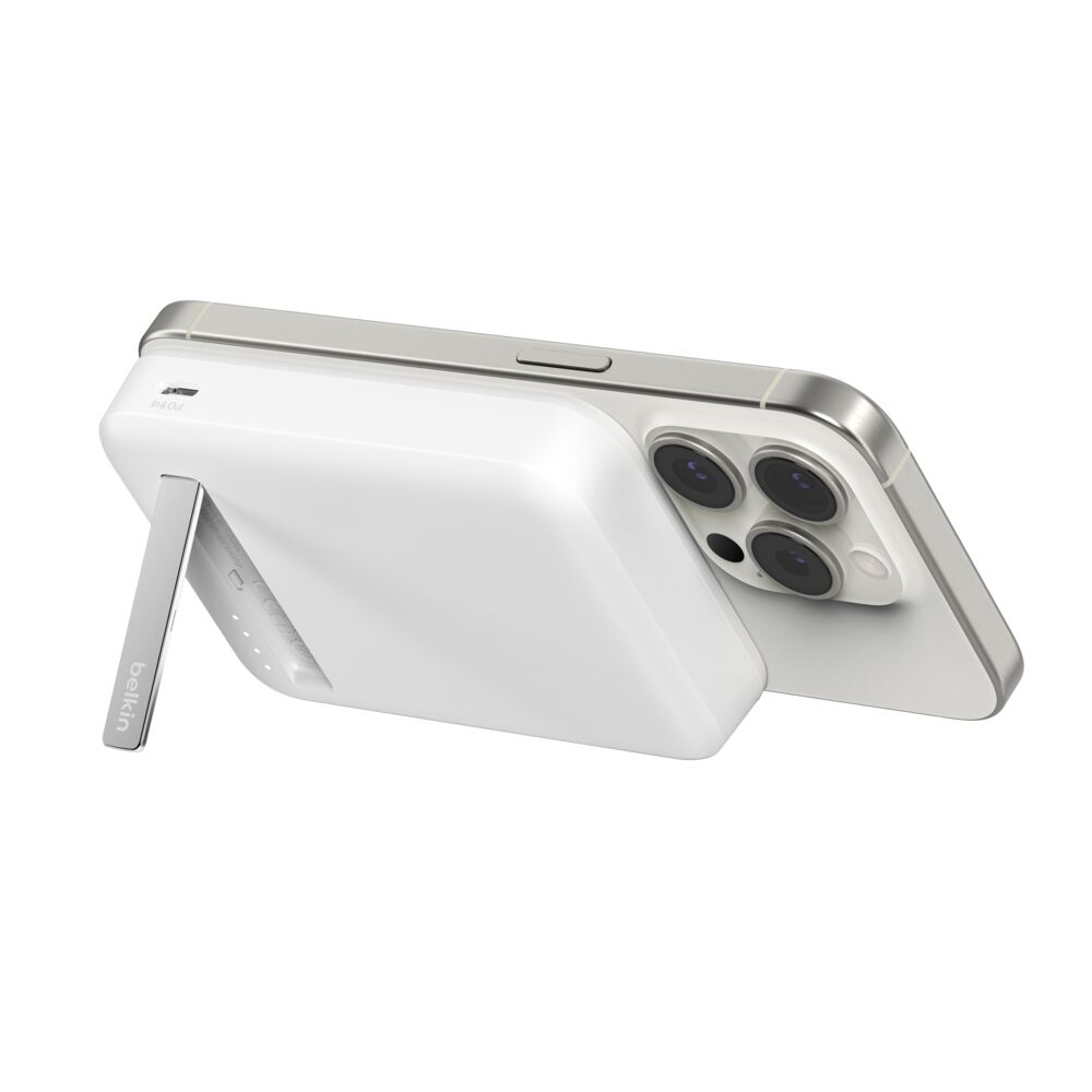 Belkin Magnetic Power Bank with Qi2 15W 8K - White - Image 8