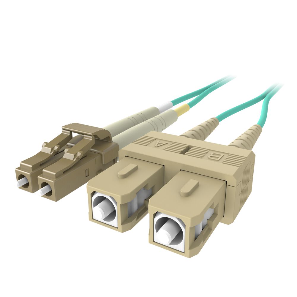 Belkin Patch Cable 10 Gig Aqua 50/125 LC/SC1 Meter - 1.0 meters - Image 4