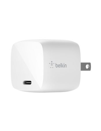 Belkin 30W USB-C PD GaN Wall Charger - White, 1.0 meters, dq