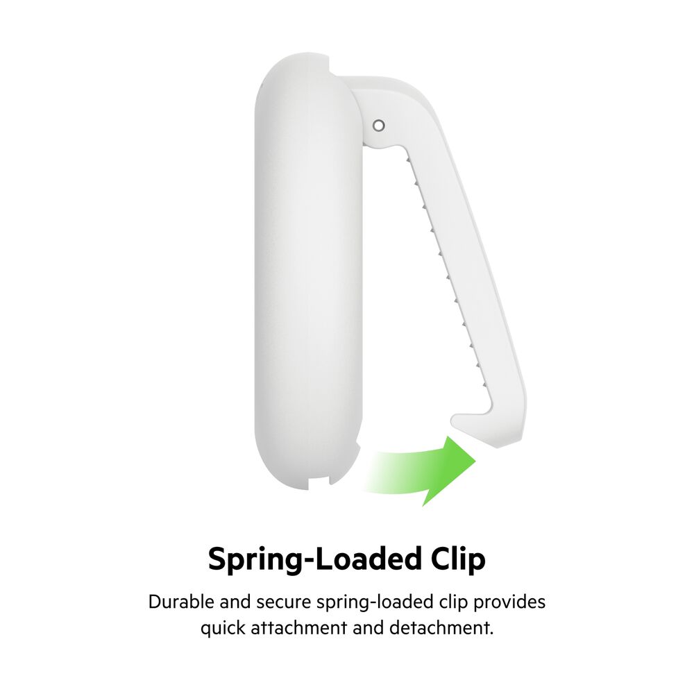 Belkin Secure Holder with Clip for AirTag - White - Image 3