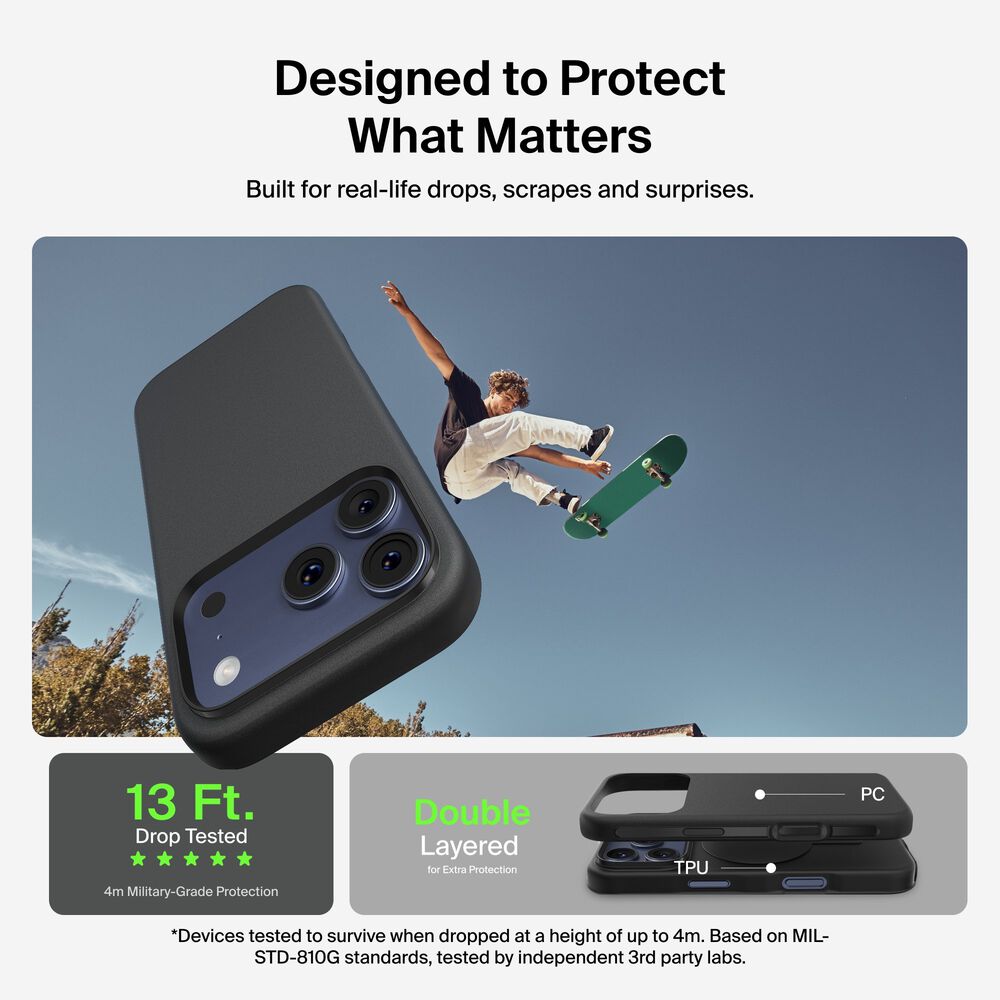 Belkin Protect Series Case for iPhone 17 Pro Max - Black - Image 3