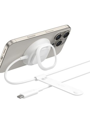 Belkin Magnetic Charger with Qi2 25W - Square Form, White, Power Supply Included