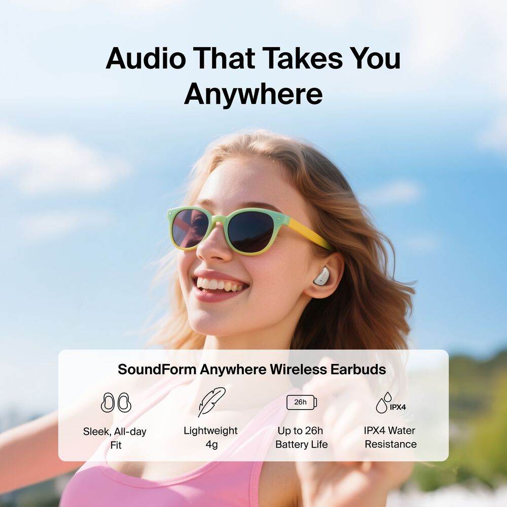Belkin True Wireless Earbuds - Sand