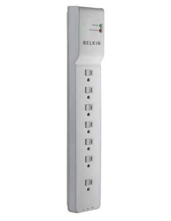 Belkin 7 Outlet Home/Office Surge Protector extended cord - 12.0 feet, us