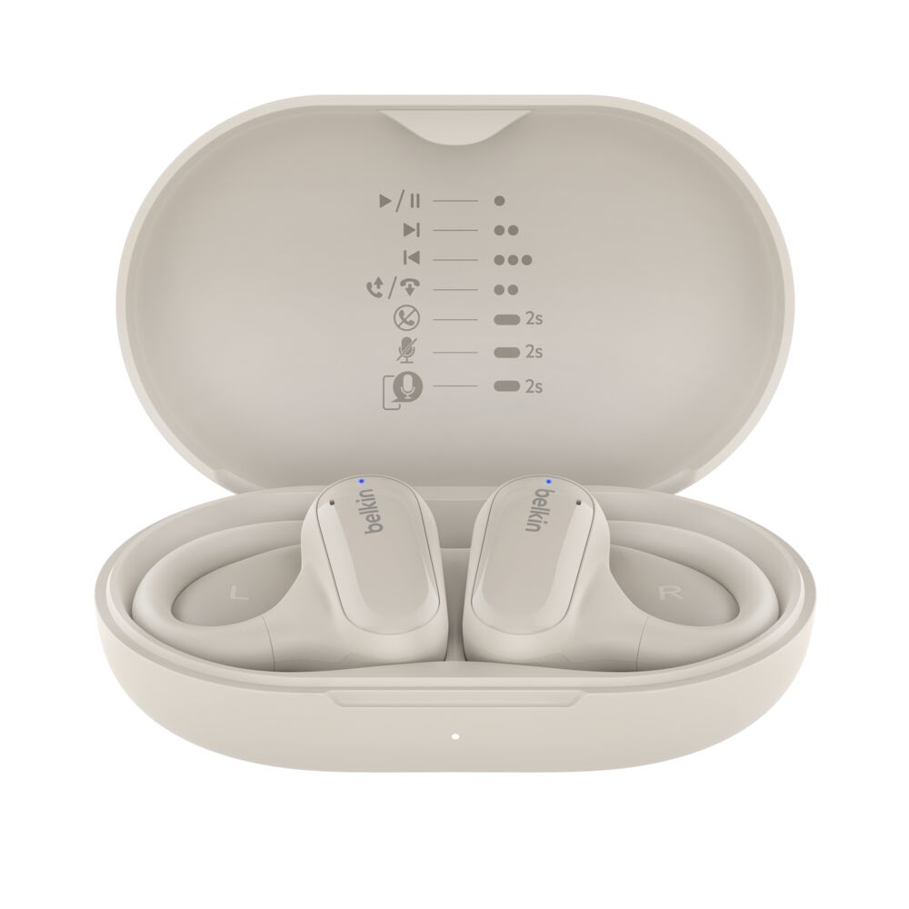 Belkin Open-Ear Wireless Earbuds - Sand - Image 15