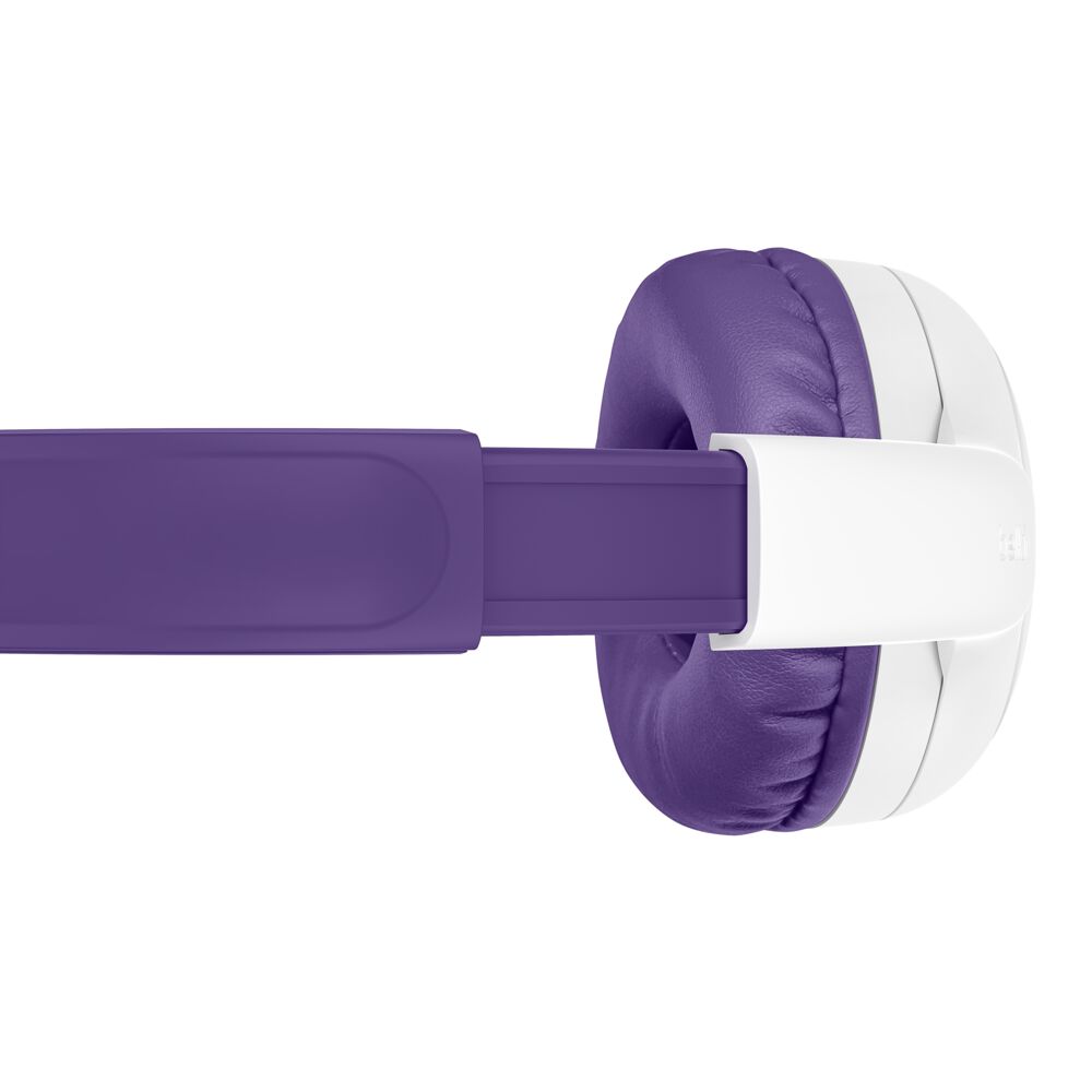 Belkin Wireless On-Ear Headphones for Kids - Purple, Without Case - Image 13