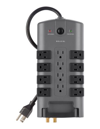 Belkin PivotPlug 12-Outlet Surge Protector, 8 ft. Cord - us
