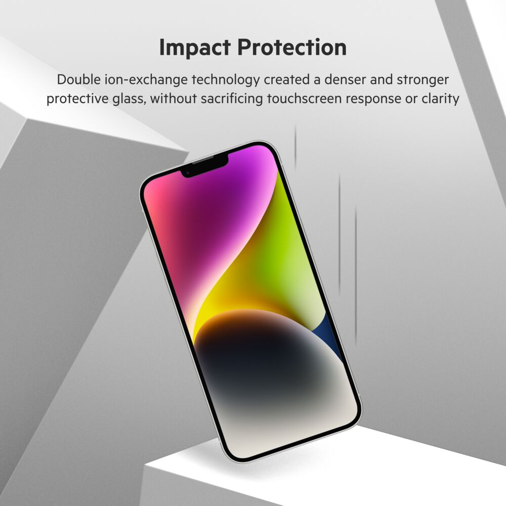 Belkin UltraGlass Treated Screen Protector for iPhone 14 Plus / iPhone 13 Pro Max - Image 6