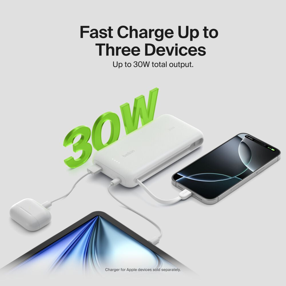 Belkin Power Bank 20K with Integrated Cable - Image 3