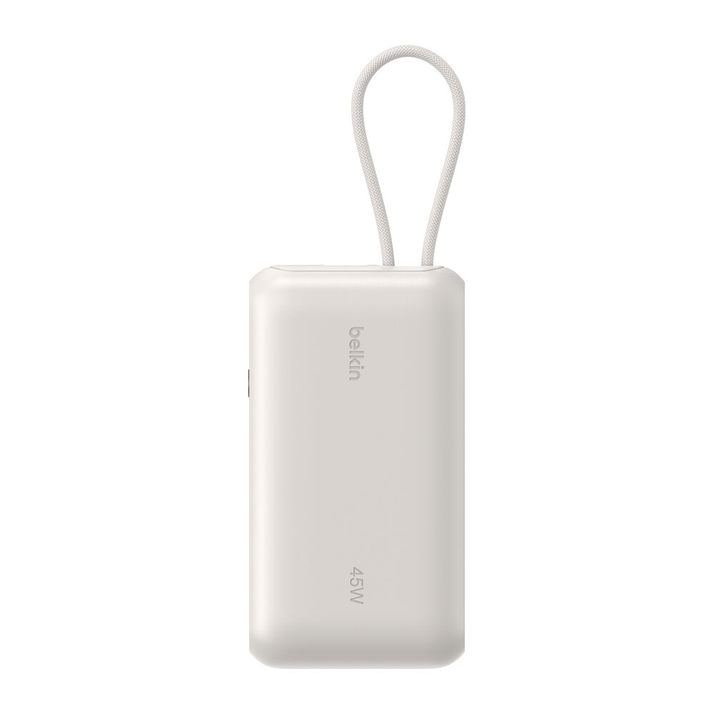 Belkin Power Bank 10K with Integrated Cable and Display - Sand, 10K, 11.5in cable - Image 13