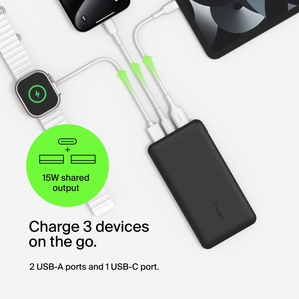 Belkin Power Bank 20K - Black - Image 2