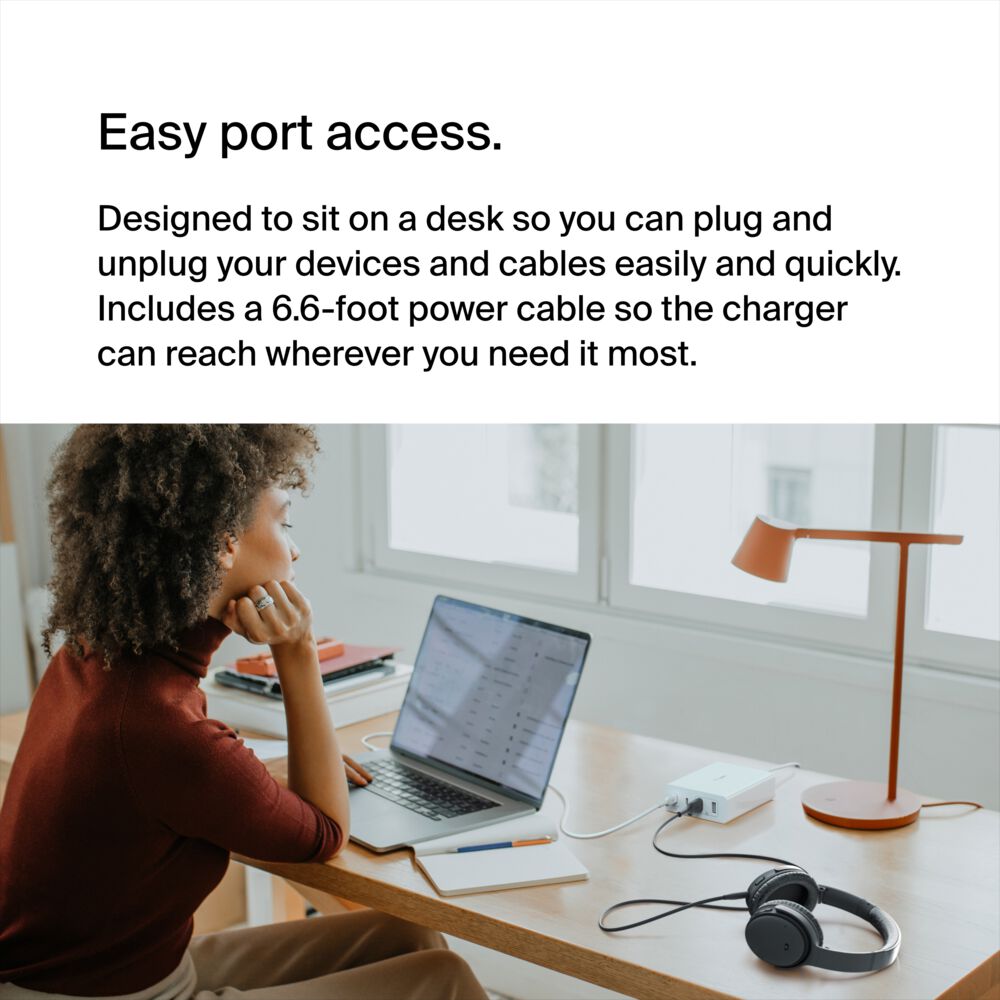 Belkin 4-Port GaN Charger 108W - White, dq variant - Image 6