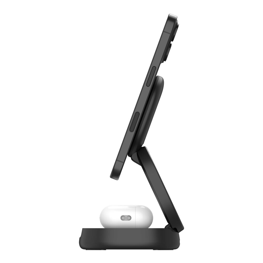 Belkin 2-in-1 Convertible Magnetic Charging Stand with Qi2 15W - Black - Image 9