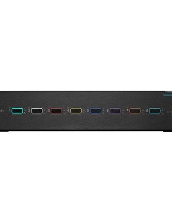 Belkin Universal 2nd Gen Secure KVM Switch, 8-Port Dual Head w/ CAC - Black