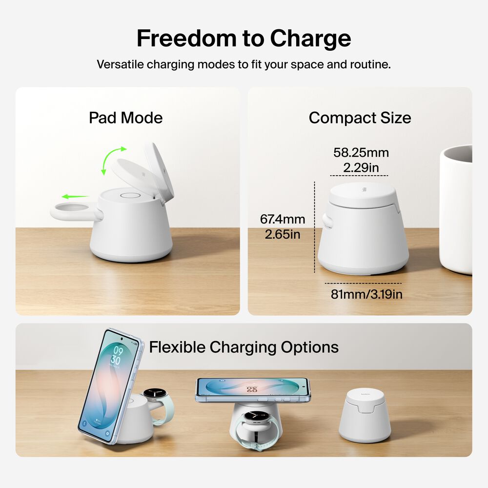 Belkin Modular Charging Dock with Qi2 25W - Image 6