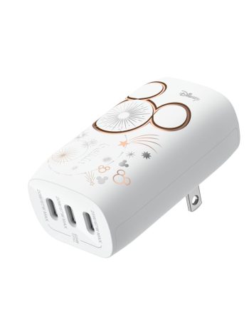 Belkin 3 Port USB-C Charger with PPS 67W - White Star Mickey