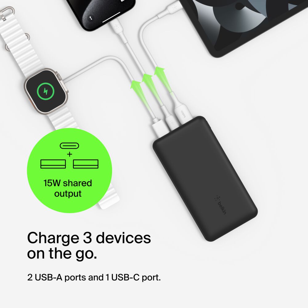 Belkin Power Bank 10K - Black - Image 2