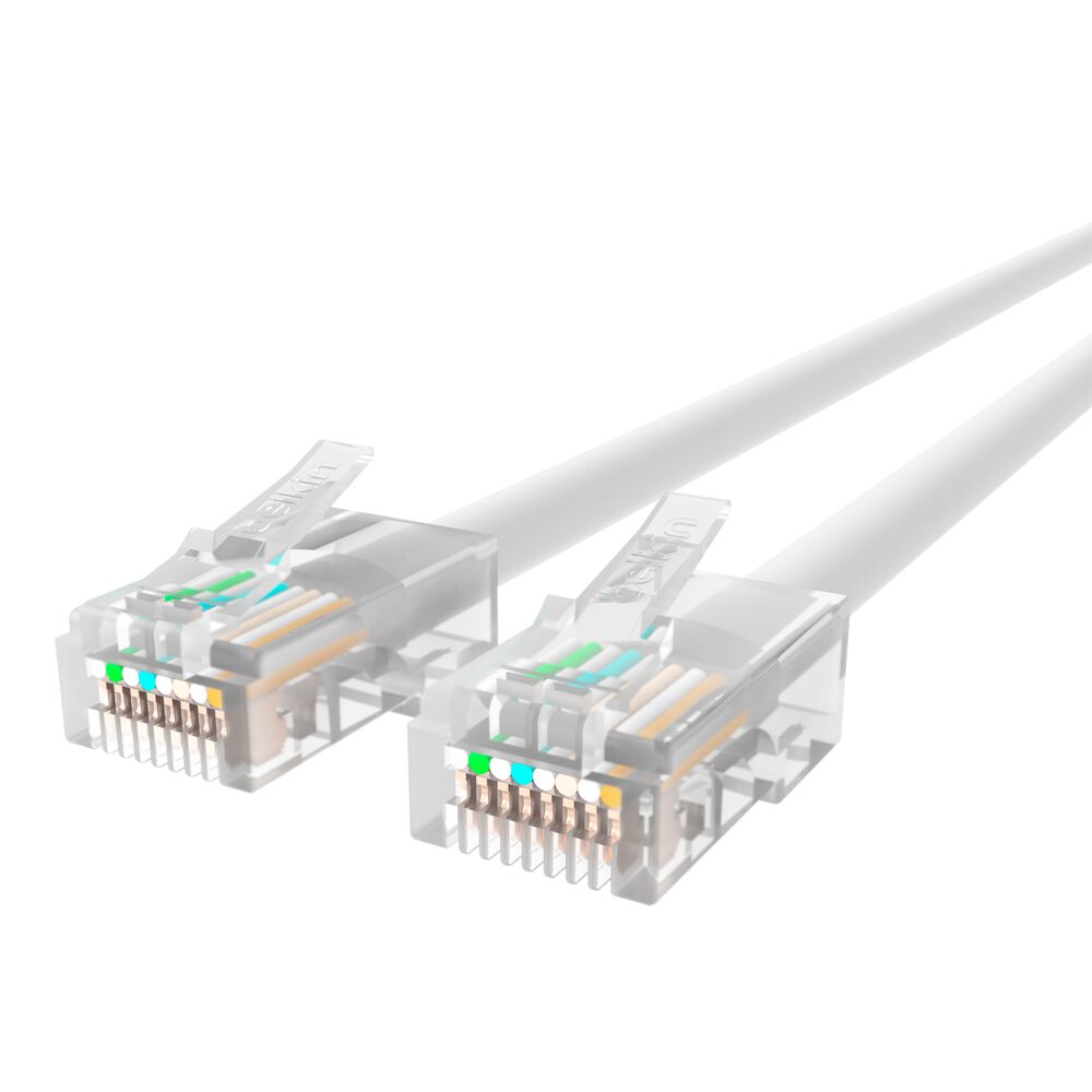 Belkin CAT6 Ethernet Patch Cable, RJ45, M/M - White, 5 ft - Image 3