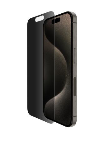 Belkin TemperedGlass Privacy Treated Screen Protector for iPhone 15 Pro