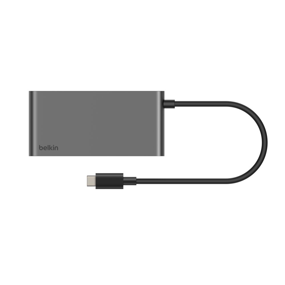 Belkin 5-Port USB-C Hub with Dual USB-C Ports - Space Gray - Image 9